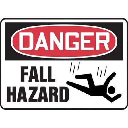 Accuform OSHA DANGER SAFETY SIGN FALL HAZARD MCSP188XT MCSP188XT
